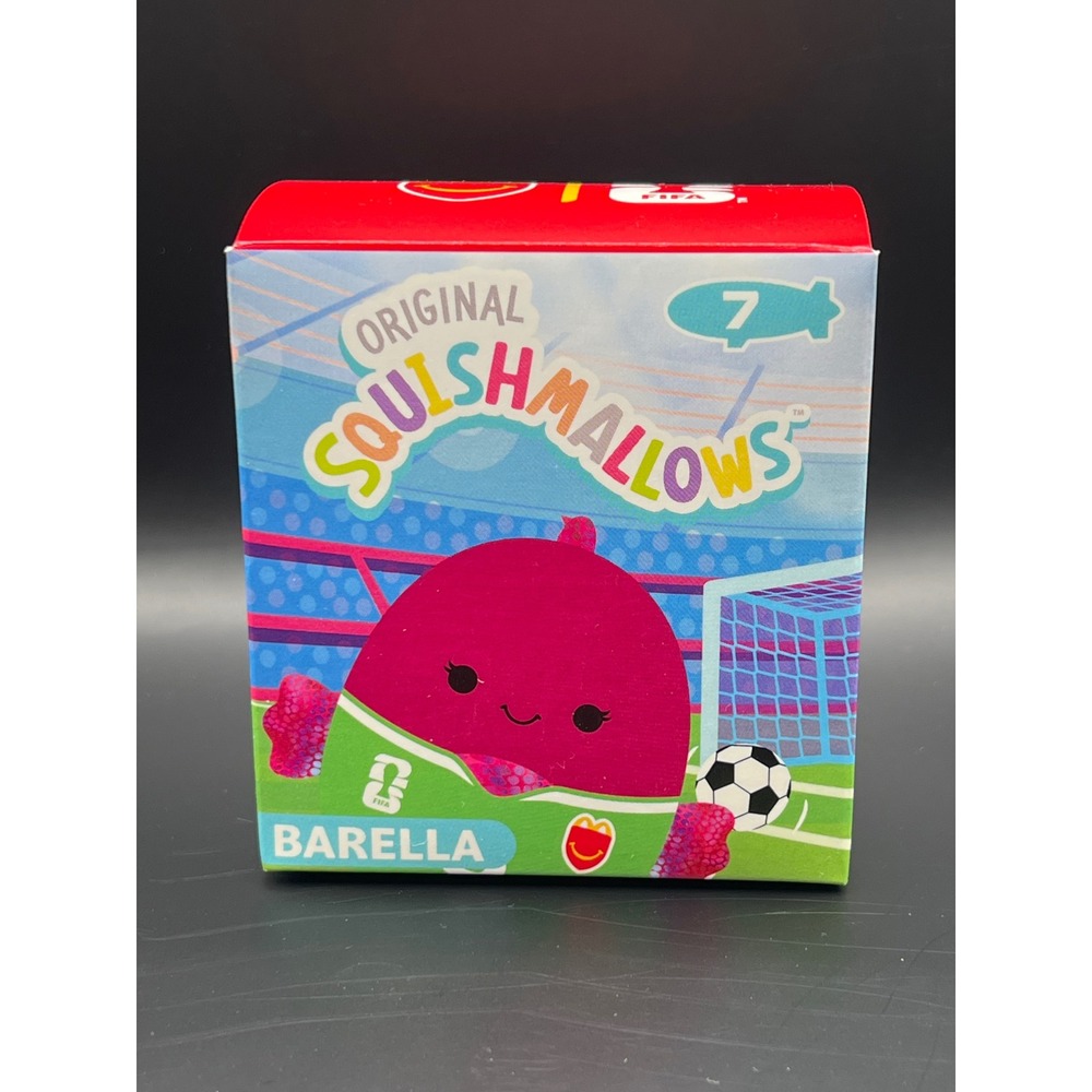 McDonalds Squishmallows Barella Fish FIFA World Cup 26 Happy Meal Toy New #7 Box